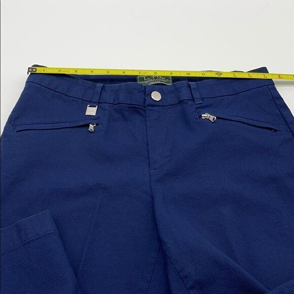L-RL Lauren Active Twill Navy Capri Pants - Picture 10 of 16